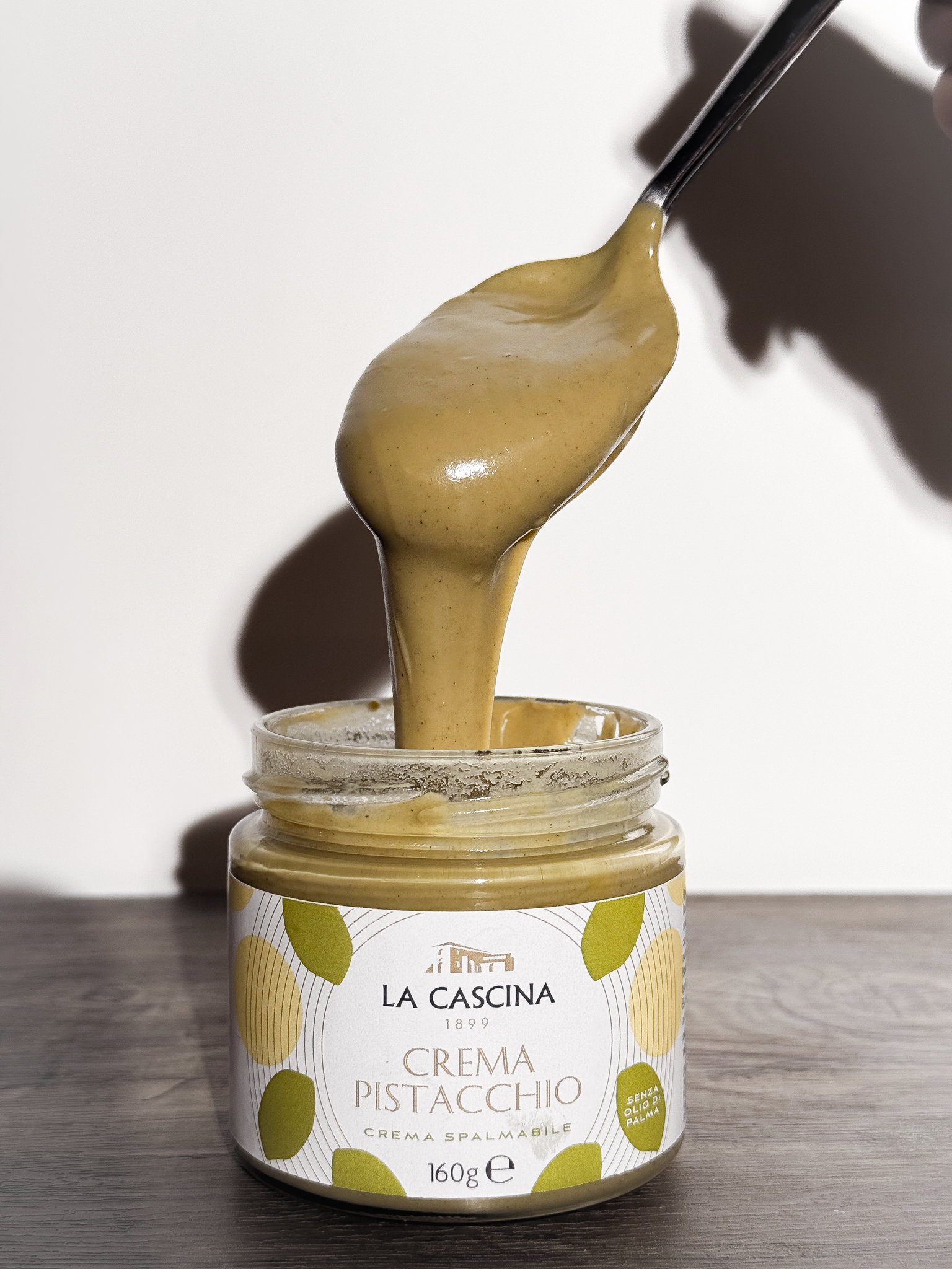 Crema spalmabile gusto:  Pistacchio di Bronte 160gr - La Cascina