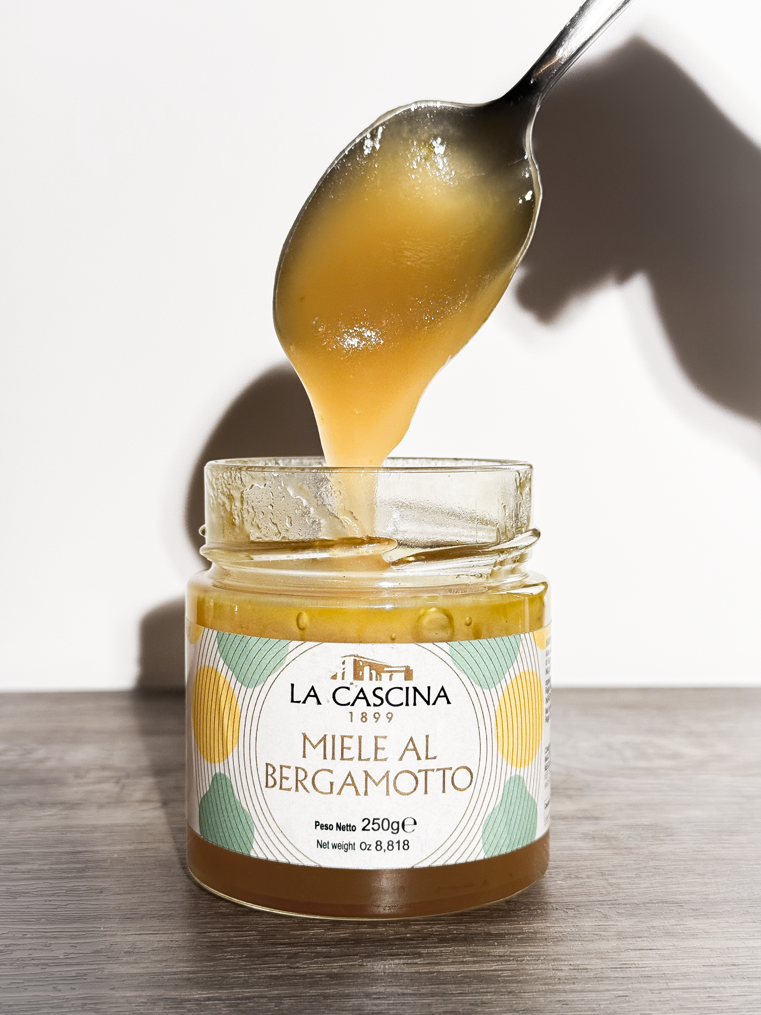 Miele al bergamotto BIO - vasetto da 250 gr - La Cascina